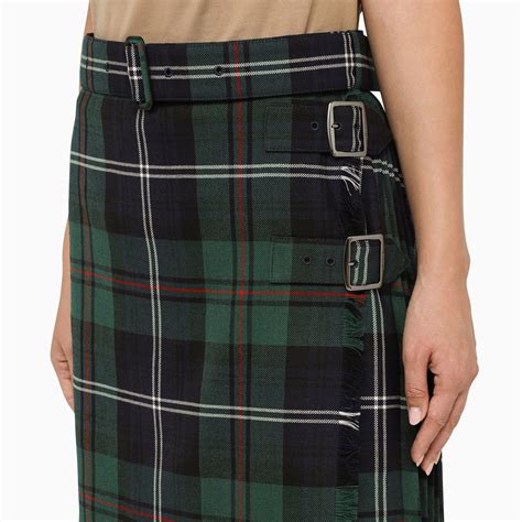 Jupe Burberry Motif Tartan Écossais 